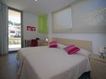 Schlafzimmer  Mallorca Ferienhaus  mit Pool am Strand der Cala San Vicente