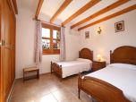 Mallorca authentische private Finca Mallorca Tennisplatz, Pool und Jacuzzi nähe Puerto Pollensa im Norden für 6 Personen zu mieten, Finca mit Klimaanlage, 