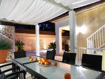 Mallorca Ferienhaus am Strand, modern, geschmackvoll, komfortabel Eingerichtet, absolut strandnah gelegen 320 Meter zum Meer Ferienhaus für 8 Personen, 4 Schlafräume, 5 Bäder, Klimaanlage