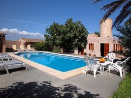 Mallorca, in einer alten Ölmühle ein historisches Gebäude