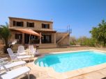 Mallorca schöne Neubaufinca für 8 Personen in Selva, mit Klimaanlage, Internet und privatem Pool,