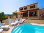 Mallorca schöne Neubaufinca für 8 Personen in Selva, mit Klimaanlage, Internet und privatem Pool,