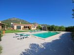 Mallorca Finca in Selva für 6 Personen mit Klimaanlage im Wohnzimmer