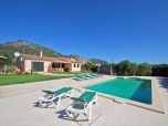 Mallorca Finca in Selva für 6 Personen mit Klimaanlage im Wohnzimmer