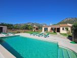 Mallorca Finca in Selva für 6 Personen mit Klimaanlage im Wohnzimmer