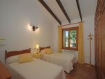 Mallorca Finca in Selva für 6 Personen mit Klimaanlage im Wohnzimmer