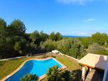 Mallorca Strandnahes Ferienhaus mit Pool und Meerblick,