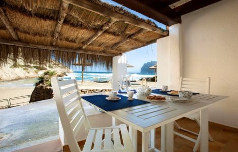 Mallorca Ferienhaus Urlaub direkt am Strand mit Meerblick, Ferienhaus 