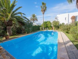 Ferienhaus mit Meerblick an der Suedostkueste von Mallorca mit Pool und Grillhaus