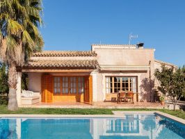 Ferienhaus mit Pool auf Mallorca zur Vermietung mit Garten und Grill