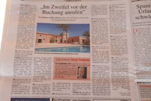 Pressemitteilung aus dem Mallorca Magazin die wöchentlich in der grössten deutschen Wochenzeitung Mallorcas.